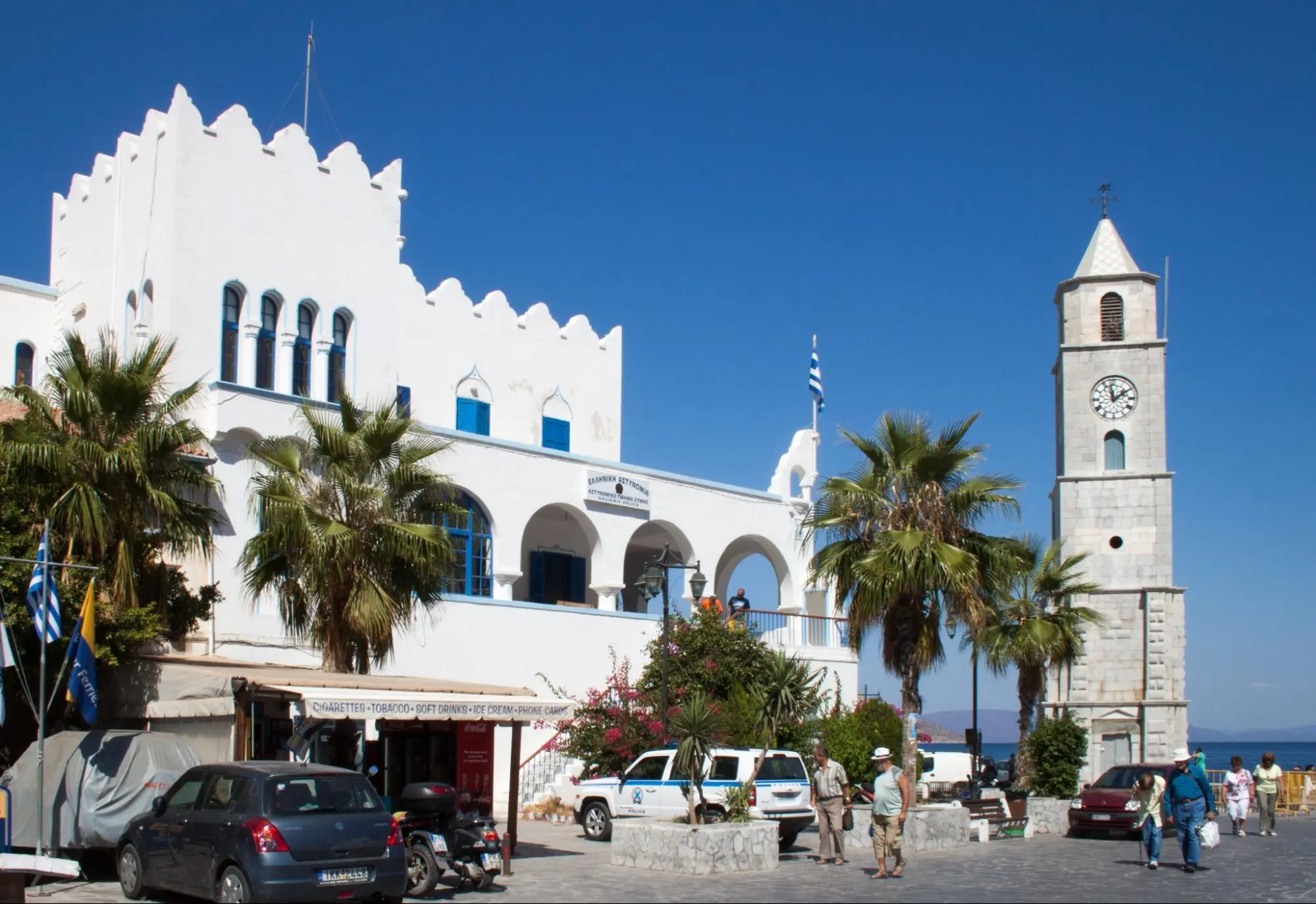 A police station in Symi, Greece.