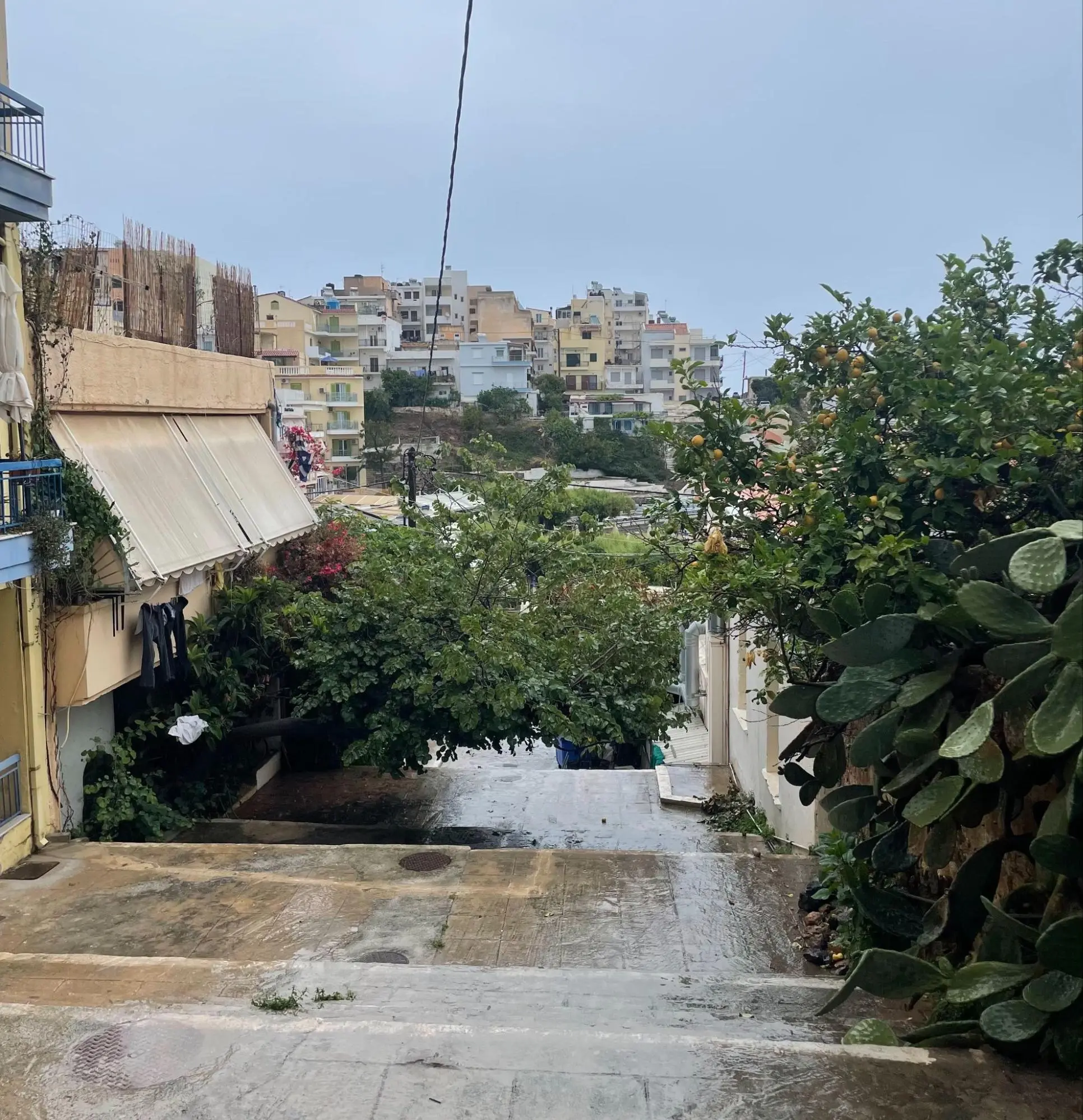 Even in the rain, Greece is a sight to behold.